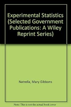 Hardcover Experimental Statistics Book