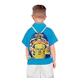 Mochilinha Bag Infantil Personalizado com Nome e Idade Jogador de Futebol Cristiano Ronaldo All Nassr (Mochilinhas 20x30, Unidade, 1)
