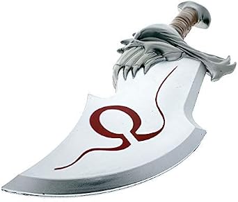 God of War Swords Kratos Blades of Chaos High Density Foam 1:1 Scale Props Silver