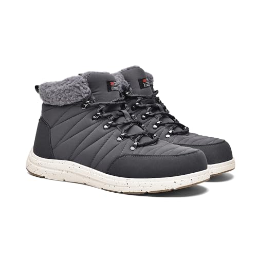 Bruno Marc Men's Faux Fur Lined Mid-Top Snow Boots (3 colors) - image 7