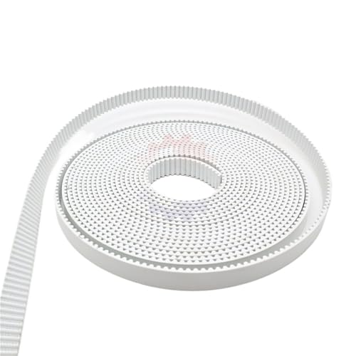 Yushop-3D�v�����^�[�x���g PU White 2GT Open Timing Belt Polyurethane Steel Core Belt Width 6mm Bandwidth 10mm -30mm 3D Printer Belt,1pcs