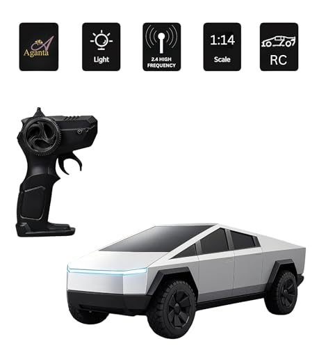Image of Remote Control Tesla Cybertruck 1:14 Scale for Kids & Adults | Simulation High Speed Racing Car | Dazzling Light Effect Cyber Truck for Kids | Best Gift for Boys & Girls