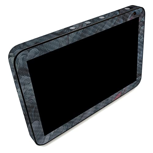 Image of MightySkins Carbon Fiber Skin Compatible with Amazon Echo Show 8 (Gen 2) - Storm Cloud | Protective, Durable Textured Carbon Fiber Finish | Easy to Apply | Made in The USA