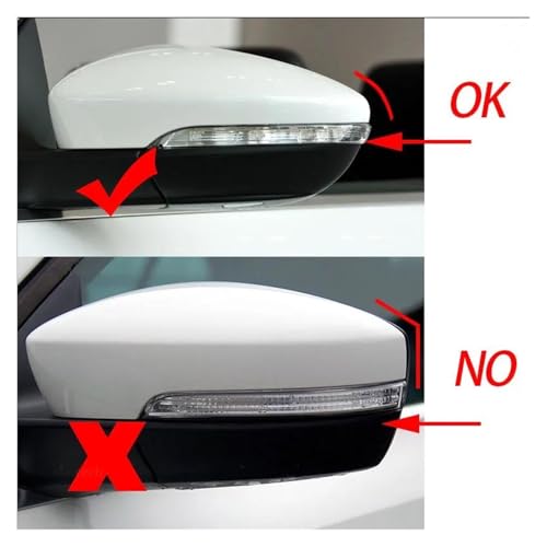 Verre rétroviseur chauffant gauche pour VW CC 2008-2016