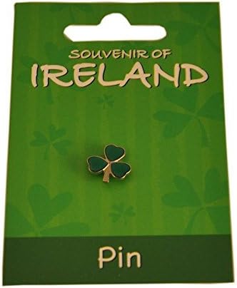Metal Shamrock Badge 1 5 cm x 1 5 cm Length and Height, Metal, without stone