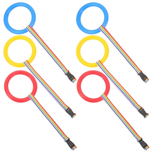 VICASKY Walking Rope Set for Preschoolers 6pcs Boys and Girls Walking Rope Rings for Safe Walking