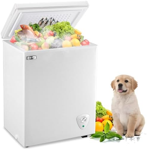 Chest Freezer 3.5 cu ft Small Deep Freezer Mini Freezers Free-Standing Top Door Freezer Removable Basket and Adjustable 7 Thermostat for Garage Apartment Kitchen White Chest Freezer 3.5 cu ft Small Deep Freezer Mini Freezers Free-Standing Top Door Freezer Removable Basket and Adjustable 7 Thermostat for Garage Apartment Kitchen White
