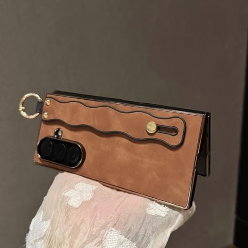 Coque Galaxy Z Fold 4 anti-chute avec sangle de maintien ergonomique et élégante - 6