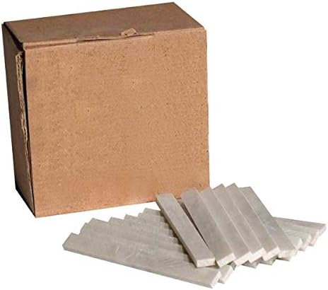 Miniatura 2 de Marcador especial de esteatita plana para soldadura de superficies metálicas, 5.0in de largo, 0.5in de ancho, 316 pulgadas de grosor, natural (144)