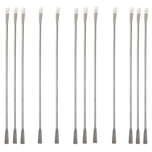 GSC International 4-18341-PK Spatula and Spoon Tool, Semi-Micro, 22cm Long, Pack of 12