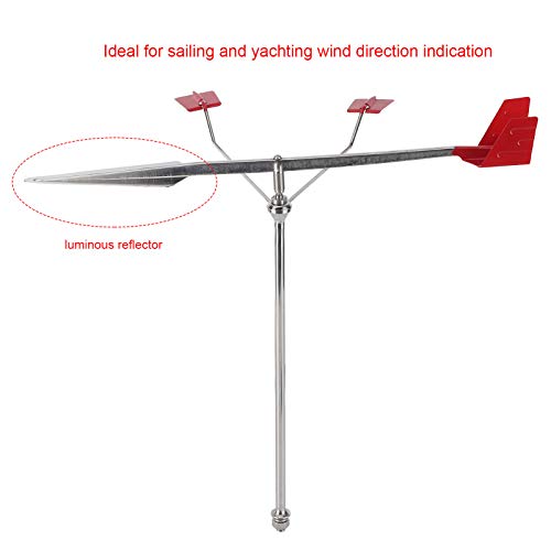 Acouto ACOUTO-HFJKWE-41623 Wind Vane Weathervane Weather Vane W Marine Weather Vane Wind Direction Indicator 304 Stainless Steel For Yacht Boat Sailing thumb #2