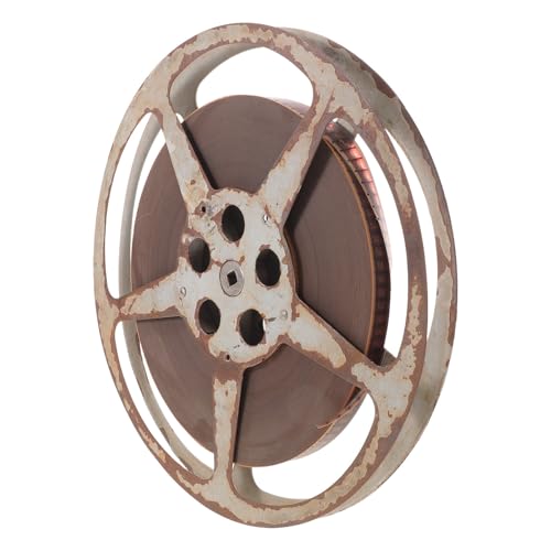 Carrete de fotos de hierro KHBUAB escultura de metal premium café vintage para pared
