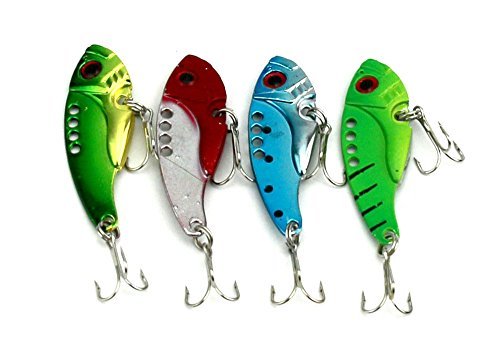 おまけルアーその５ Amazon.co.jp: lenpaby 8pcs 5.5 CM 11 GハードメタルVib釣り