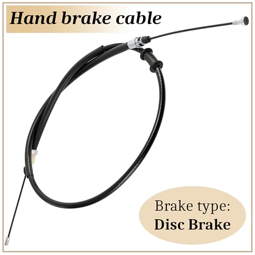 Cable de freno de mano AERZETIX C71454 para el eje trasero del coche 2