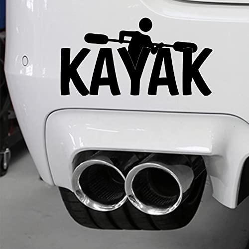 Kayak Sticker Kayaker Decal River Life, Bumper Sticker