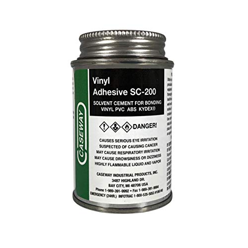 SC-200 Rigid Vinyl & PETG Adhesive Solvent Cement - 4 fl oz (1/4 Pint)