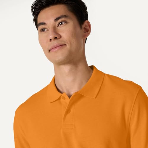 Image of Amazon Essentials Men's Regular-Fit Short Sleeve Cotton Pique Polo Shirt (Available in Big & Tall)
