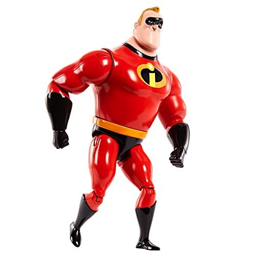 Disney Pixar Mr. Incredible Figure True To Movie Scale Character Action Doll Highly Posable With Authentic Costumes For Storytelling, Collecting, The Incredibles Toys Kids Gift Ages 3 And Up #TOP2