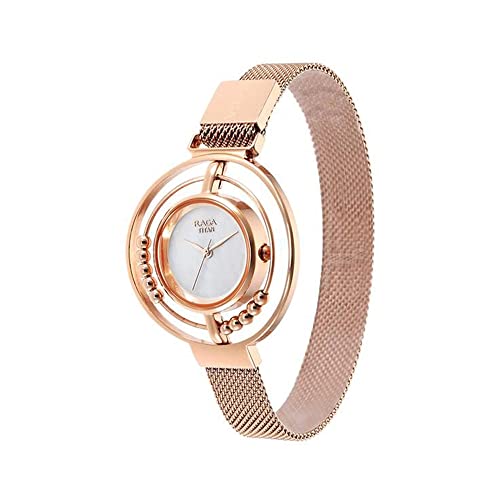 Titan gold stainless steel luxury watch – image 4