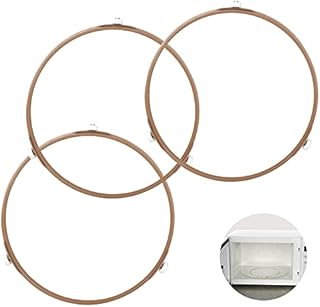 3Pcs Microwave Tray Ring Microwave Turntable Roller Ring Universal Microwave Rotating Ring Oven Swivel Ring Turntable Support Ring for Microwave