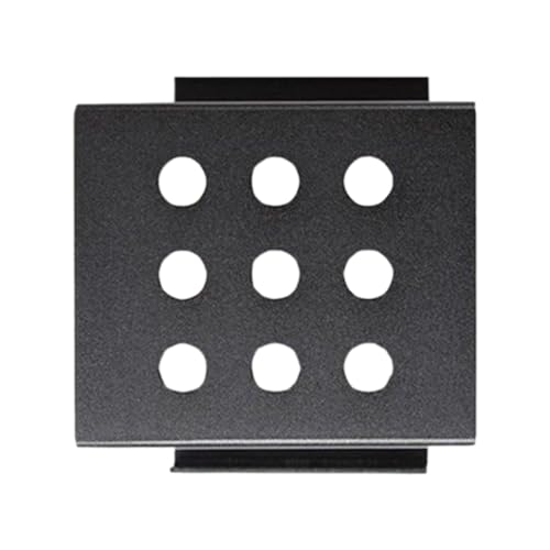 Jaula para disco duro - Soporte apilable de 5,12 pulgadas | Bandeja de aleación de aluminio - Adaptador resistente a los golpes para ordenadores portátiles. El robusto marco negro amplía la capacidad