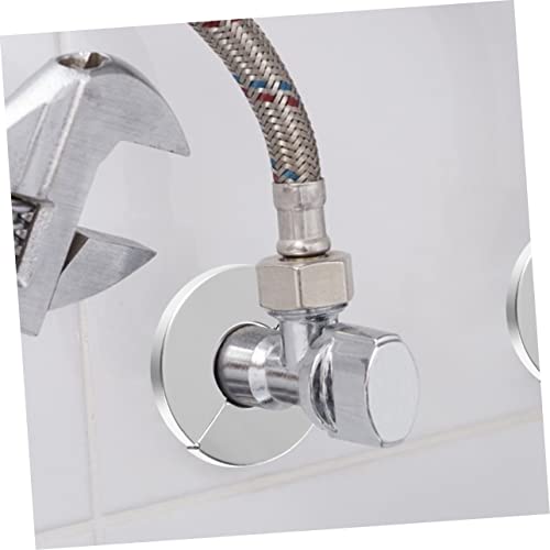 Placa de brida de pared desmontable para válvulas y conexiones de agua 5