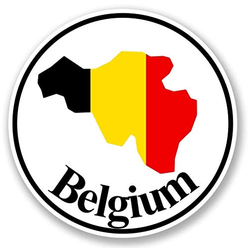 Belgium Round Metal 0.75" Lapel Pin Hat Shirt Pin Tie Tack Pinback2