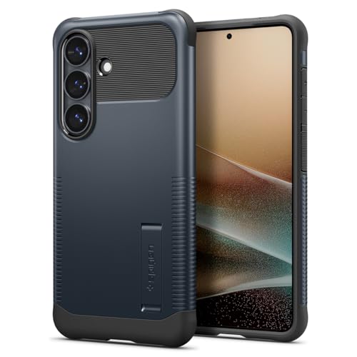 Spigen for Galaxy S26 Case, Slim Armor MagFit [Kickstand] (Compatible with MagSafe [Fast Wireless Charging] - Metal Slate
