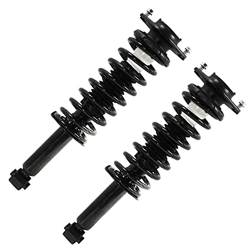 Image of Detroit Axle - 8pc Struts Sway Bars for 2009-2013 Subaru Forester, Front Rear 4 Struts with Coil Spring 4 Sway Bar Links 2010 2011 2012 Replacement Suspension Kit Ready Strut Shock Assembly