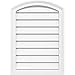 Ekena Millwork GVPAR26X3002SN Arch Top Surface Mount PVC Gable Vent, 26"W x 30"H, Factory Primed White