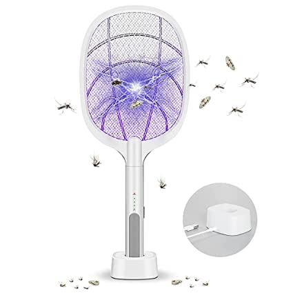 Mosquito Racket Bat with Bright LED | Made in India Rechargeable ...
