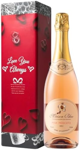 （08:30時点） 【爽やかな炭酸、芳醇な果実の味わい】G'day Wine メゾンブルー スパークリング ピンクモスカート [ スパークリング ロゼワイン 甘口 ライトボディ オーストラリア 750ml ピンクラッピング① ギフトボックス ] 父の日 誕生日 プレゼント お中元 ギフト