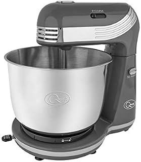 Quest Stand Mixers / 6 Speeds / 3L and 5L Sizes / Stainless Steel Bowl / Accessories Included / Ideal for Baking (3L, Grey)