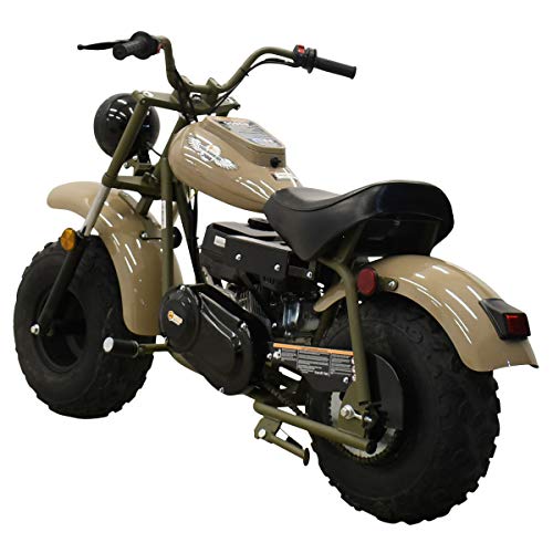 M Massimo Motor Warrior200 196Cc Engine Super Size Mini Moto Trail Bike Mx Street For Kids And Adults Wide Tires Motorcycle Powersport Carb Approved (Quicksand) #TOP2