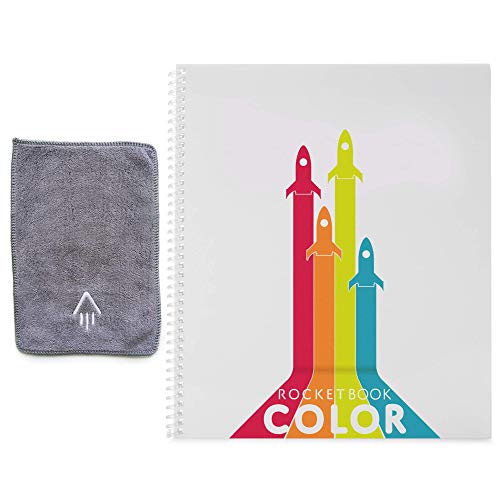 Rocketbook Color Smart Reusable Coloring Notebook EcoFriendly Cloud