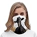 VTCTOASY Cute Black Goat Animal Neck Gaiter Personalized Soft Windproof Face Covers Cozy Winter Neck Warmer Gator Scarfs Multipurpose Fashion Breathable Bandana Face Mask Scarf for Adult