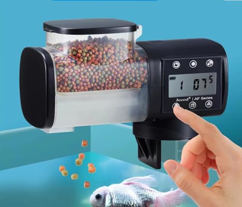 Alimentador automático de peces para evitar comida húmeda y olvidos diarios 3