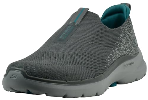 Image of Skechers Men's Go Walk 6 Stretch Fit Slip-On Athletic Performance Walking Shoe