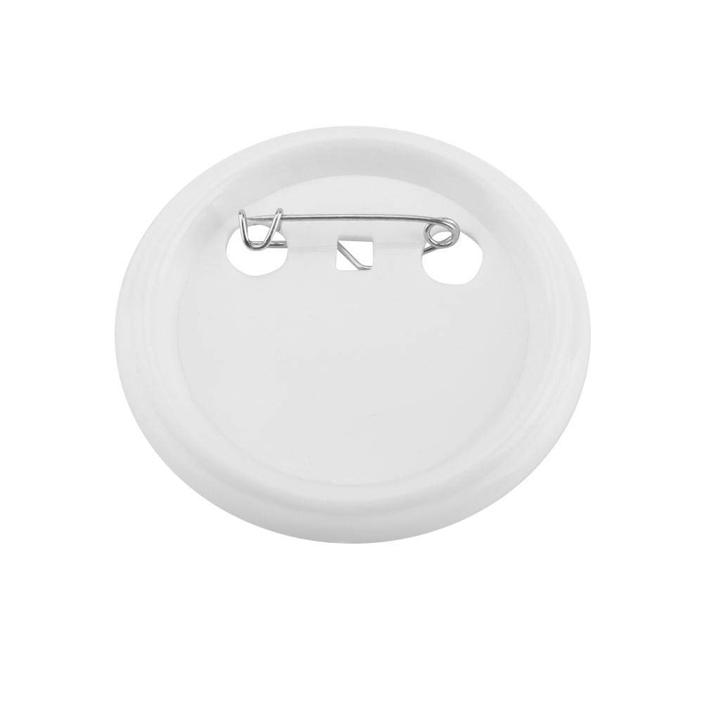 1000 sztuk przypinek 58 mm, plakietka DIY Blank Pin znaczki, 58 mm części z agrafką bezpieczeństwa, do maszyny do przypinania