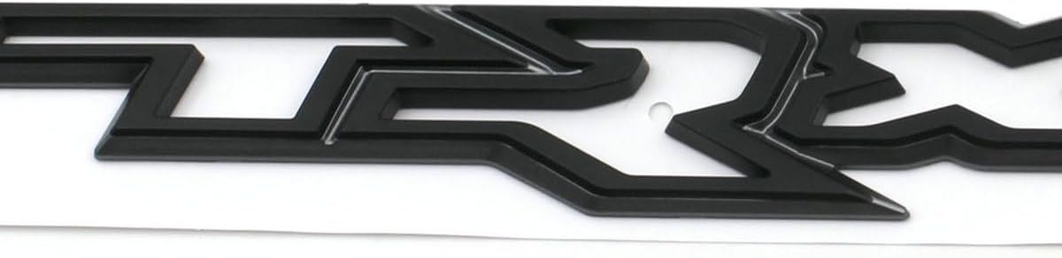 Flat Black Tailgate Emblem Compatible with New 2021-2024 Ram 1500 TRX (Black)