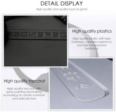 Carpathian Grey Spare Tire Cover Portecor Fits for Defender 90 110 130 2020 2021 2022 2023 2024 2025