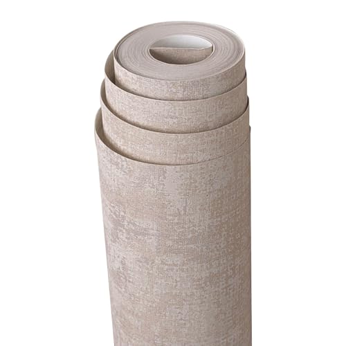 Pcingsia Papel pintado texturizado de cemento, papel de pared adhesivo texturizado de hormigón, 920 x 53 cm, papel pintado de cemento elegante, papel tapiz multiusos para dormitorio