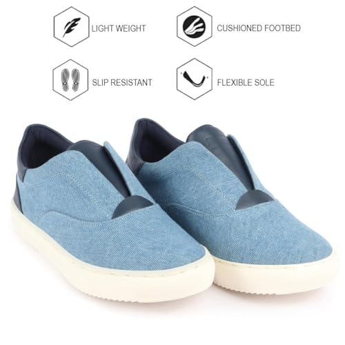 Image of FAUSTO Men Canvas Sneaker Pull-On Shoes