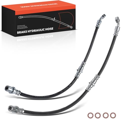 Frankberg 2x Mangueras de freno Trasero izquierdo derecho Compatible con Impreza Station Wagon G.G Legacy II Station Wagon BG Impreza Berlina GD Impreza Station Wagon GF Impreza Berlina GC H38741