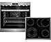 Produktbild AEG KOMBI 403 P Einbauherd-Set mit Glaskeramik-Kochfeld - Edelstahl