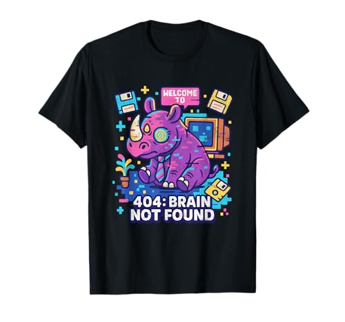 404 Error Geek Programmer Gamer Humor T-Shirt