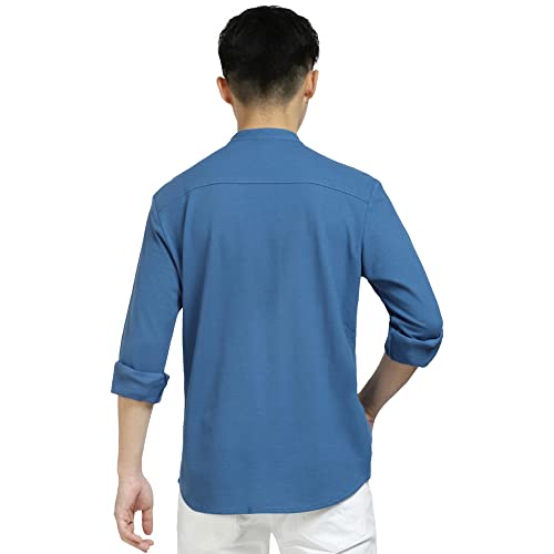 Image of Jack & Jones Men's Cotton Solid Regular Fit Shirt