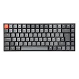 Keychron K2 Bluetooth Mechanische Tastatur Deutscher ISO-Layout Gateron Brauner Schalter weiße LED-Hintergrundbeleuchtung, kompaktes 75%-Layout Kabellose Gaming-Tastatur für Mac Windows
