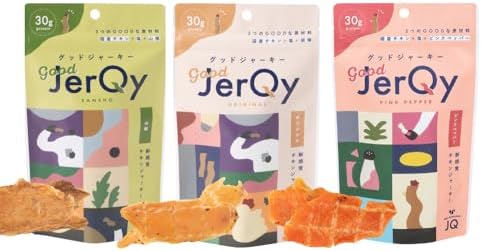 （11:30時点） チキンジャーキー プレミアム スナックミー グッドジャーキー 3袋入 チキン ジャーキー 無添加 高タンパク プロテイン 低脂質 おつまみ おやつ ダイエット (厳選3種 オリジナル 山椒 ピンクペッパー)