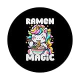 Zoom IMG-2 divertente unicorno mangiare ramen dicendo